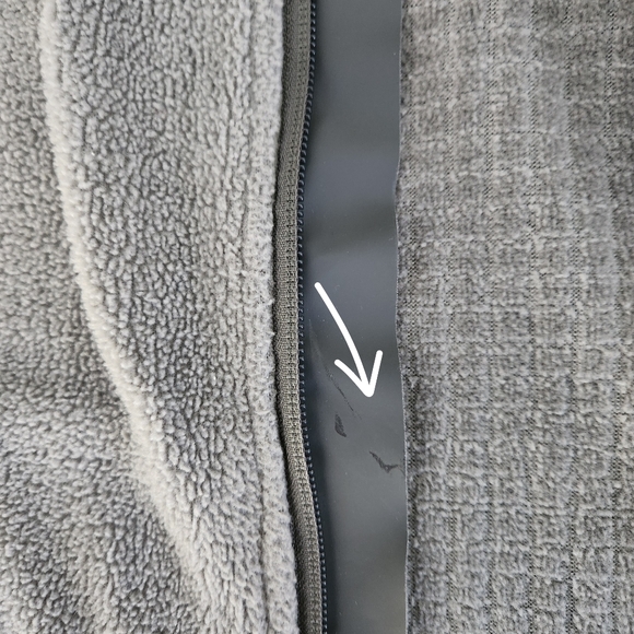 MEC Grey Vintage Full-Zip Fleece Jacket Warm Outdoor Layer size s - Picture 13 of 14